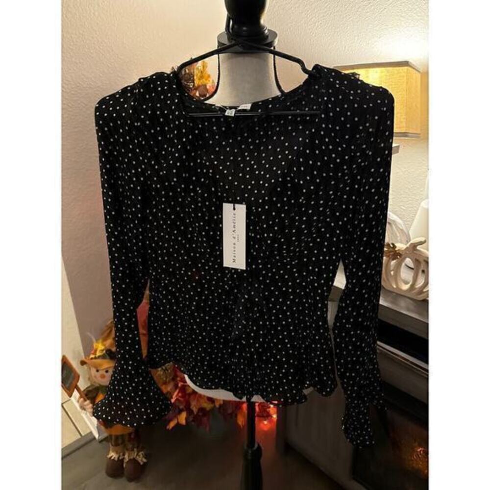 Maison d’Amelie women’s blouse size xs new with tags